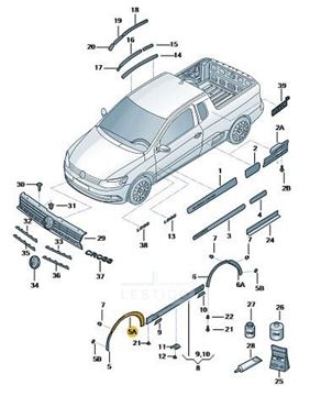 Imagen de ENSANCHAMIENTO GUARDABARROS IZQ. DEL.