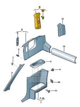 Imagen de GUARNECIDO PILARES B IZQ. SUP.