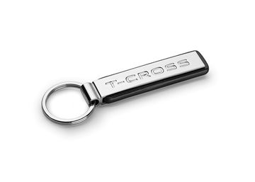 Imagen de LLAVERO METAL/CUERO T- CROSS
