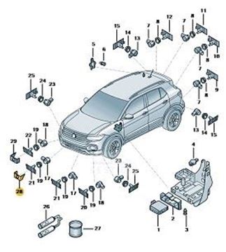 Imagen de SOPORTE SENSOR IZQ. TCR 24