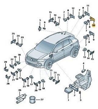 Imagen de SOPORTE SENSOR TRAS. CENT. IZQ. TCR 24