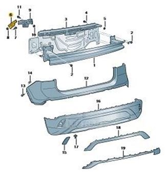 Imagen de SOPORTE PARAGOLPE TRAS. IZQ. TCR 24