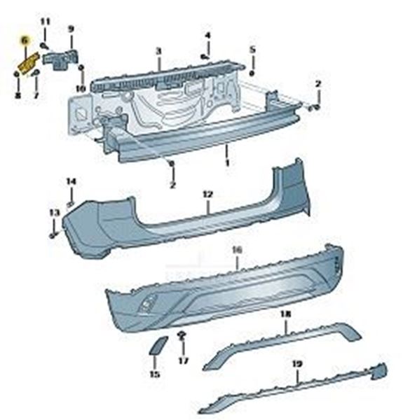 Imagen de SOPORTE PARAGOLPE TRAS. DER. TCR 24