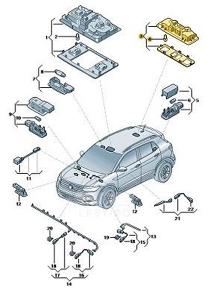 Imagen de LUZ INTERIOR TCR 24