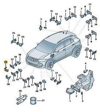 Imagen de SOPORTE SENSOR DER. TCR 24