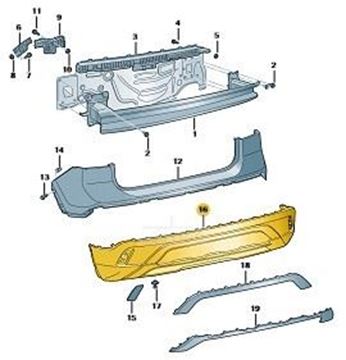 Imagen de SPOILER PARAGOLPE TRASERO TCR 24