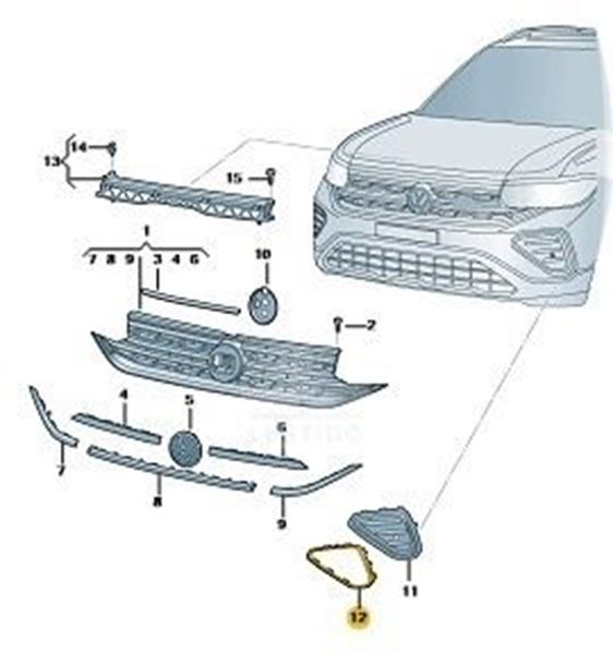 Imagen de EMBELLECEDOR DE FARO IZQ. TCR 24