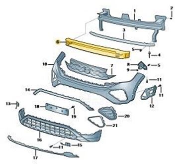 Imagen de ESPUMA PARAGOLPE DEL. CENTRAL TCR 24