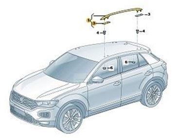 Imagen de LARGUERO DER. PORTAEQUIPAJES TCR 24