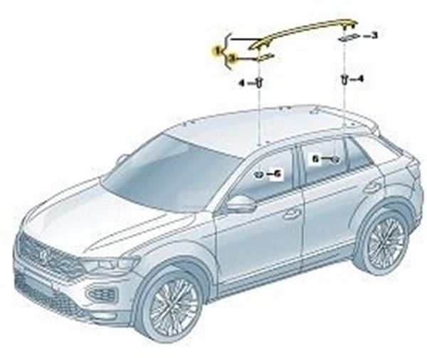Imagen de LARGUERO IZQ. PORTAEQUIPAJES TCR 24