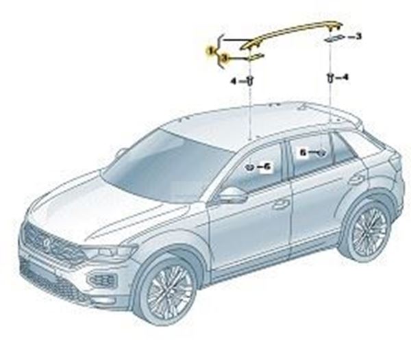 Imagen de LARGUERO IZQ. PORTAEQUIPAJES TCR 24