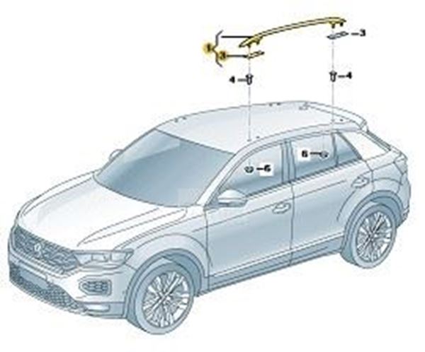 Imagen de LARGUERO DER. PORTAEQUIPAJES TCR 24