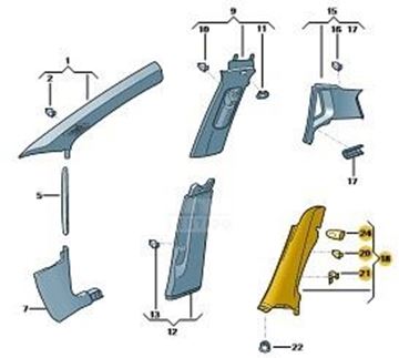 Imagen de REVESTIMIENTO COLUMNA C INF.DER. TCR 24