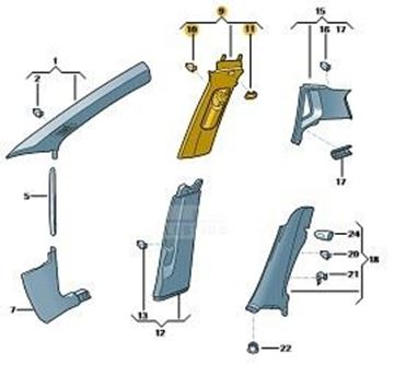 Imagen de REVESTIMIENTO COLUMNA A DER. TCR 24