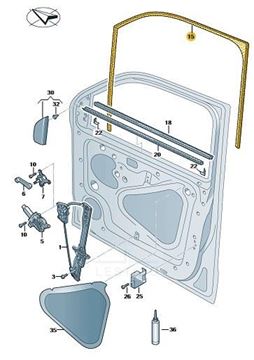 Imagen de GUIA VENTANILLA DER. EXT.