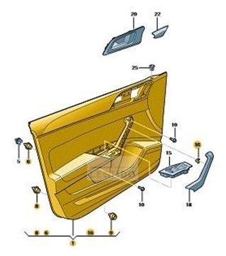 Imagen de TAPIZADO PUERTA DEL. DER. TCR 24