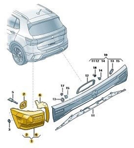Imagen de FARO TRASERO EXT. IZQ TCR 24