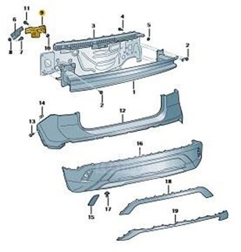 Imagen de SOPORTE PARAGOLPE TRAS. IZQ. TCR 24