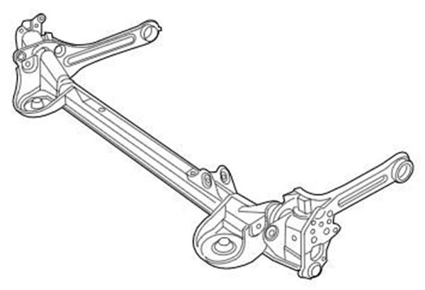 Imagen de CUERPO EJE TRASERO CON ESTABILIZADOR