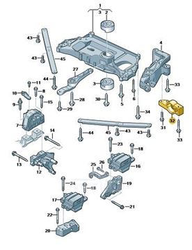 Imagen de SOPORTE DE FIJACION IZQ.