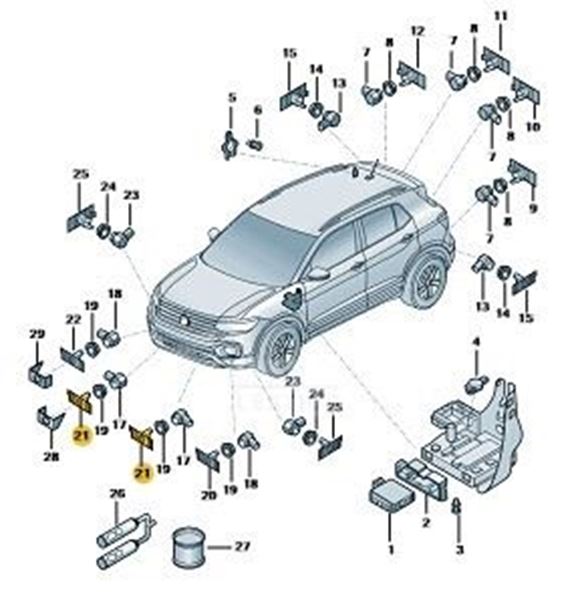Imagen de SOPORTE SENSOR TCR 24