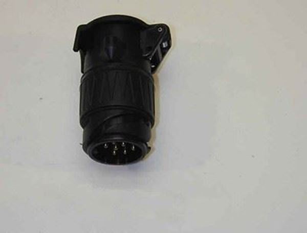 Imagen de ADAPTADOR PARA CONEXION 13 A 7 CLAVIJAS