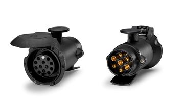 Imagen de ADAPTADOR PARA CONEXION 13 A 7 CLAVIJAS