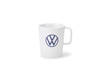 Imagen de TAZA CERAMICA BLANCA LOGO VW NUEVO