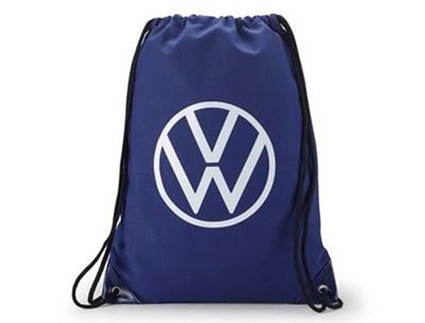 Imagen de BOLSO DEPORTIVO PLEGABLE AZUL NEW VW