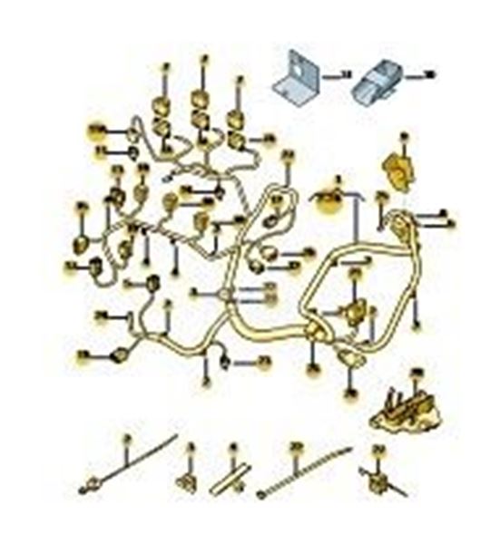 Imagen de JUEGO DE CABLES P. MOTOR Y ALTERNADOR