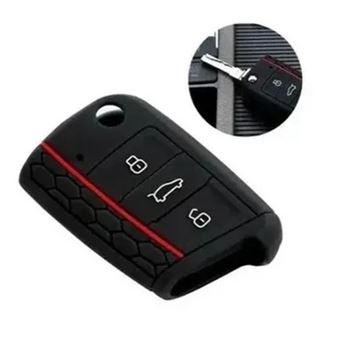Imagen de PROTECTOR LLAVE SILICONA NEGRO