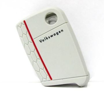 Imagen de PROTECTOR LLAVE SILICONA BLANCO