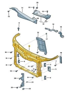 Imagen de SOPORTE DE CERRADURA SAV