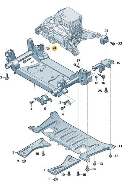 Imagen de TUERCA DE COLLAR HEXAGONAL, AUTOASEGURANTE M12X1,5