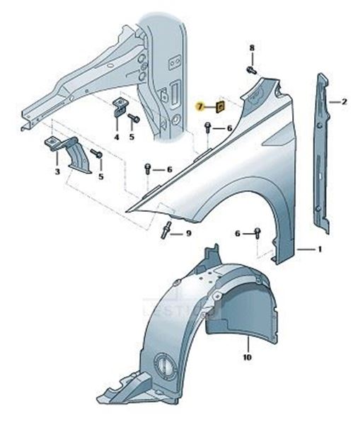 Imagen de TUERCA GATILLO M5X16,6X15