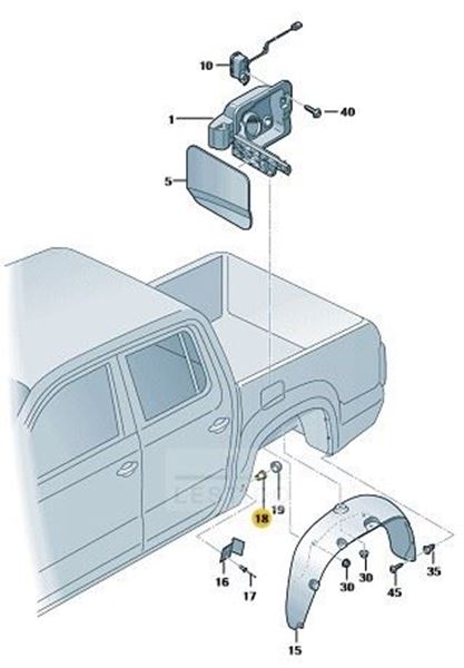 Imagen de PERNO EN T A5X10